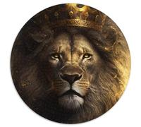 Puzzle 1000 pezzi per adulti Leone Rotondo per il divertimento in famiglia Perfetto per le vacanze, Serate di gioco interattive 67,5x67,5 cm