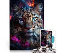 puzzle 1000 pezzi per adulti Leopardo Celeste Giocattoli che creano dipendenza e sfidano l'intelligenza del cervello Buon regalo 38x26cm