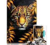 Puzzle 1000 pezzi per adulti, leopardo della giungla, giochi educativi, decorazione per la casa, gioco educativo per compleanno, Natale (38x26cm)
