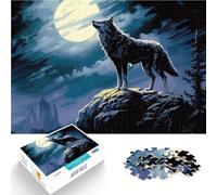 puzzle 1000 pezzi per adulti Lupo Bianco Giocattoli che creano dipendenza e sfidano l'intelligenza del cervello Interazione genitore-figlio 50x70cm