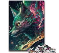Puzzle 1000 pezzi per adulti Lupo da sogno per età 14 anni e oltre Giochi per famiglie Gioco di Natale Regali per donne 26x38cm