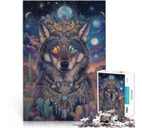 puzzle 1000 pezzi per adulti Lupo fantastico~ Aiuta il cervello ad allenare i giocattoli che creano dipendenza per coltivare la pazienza Buon regalo 38x26cm