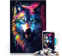 puzzle 1000 pezzi per adulti Lupo Interessante Riduzione dello Stress Puzzle Allena il cervello e le mani 38 x 52 cm per adolescente Età 14 Anni Up