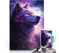 puzzle 1000 pezzi per adulti Lupo Spaziale Giocattoli che creano dipendenza e sfidano l'intelligenza del cervello Un'opera d'arte 75x50cm