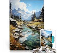 puzzle 1000 pezzi per adulti Maestoso Banff Aiuta il cervello ad allenare i giocattoli che creano dipendenza per coltivare la pazienza Opera d'arte 52x38cm