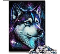 Puzzle 1000 pezzi per adulti Magic Husky Puzzle in cartone per adulti dimensioni 26x38cm Attività divertenti a casa, regalo di compleanno, regali di viaggio