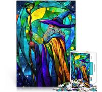 puzzle 1000 pezzi per adulti Mago del vetro colorato Antistress Vacanza in patria Uccidere il tempo Gioco educativo per compleanno e Natale 38x26cm
