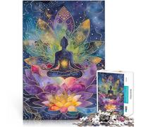 puzzle 1000 pezzi per adulti Mandala di loto del Buddha Giocattoli educativi per l'apprendimento Giochi per famiglie decorazione murale 75x50cm