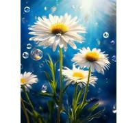 Puzzle 1000 Pezzi per Adulti Margherite Bianche, Hobby Rilassante Senza Schermi, Idea Regalo di Classe per Lei o Lui (75x50 cm)