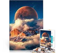 puzzle 1000 pezzi per adulti Marte Ascendente Difficile da completare ma divertente e umoristico con poster abbinato e foglio di quiz 75x50cm