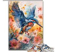 Puzzle 1000 pezzi per adulti Martin pescatore, giocattoli educativi ideali come regalo per tutta la famiglia dai 14 anni in su dimensioni 50x75cm