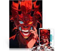 puzzle 1000 pezzi per adulti Maschera del demone anime 1 Antistress Vacanza in patria Uccidere il tempo perché è ideale come regalo per tutta la famiglia 75x50cm