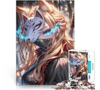 puzzle 1000 pezzi per adulti Maschera di volpe ninja Giocattoli educativi per l'apprendimento Giochi per famiglie Opera d'arte 52x38cm