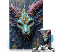 puzzle 1000 pezzi per adulti Mascherata del Drago Mistico Riduzione dello stress interessante Collezione di artisti, Belle arti 75x50cm