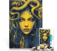 puzzle 1000 pezzi per adulti Medusa con serpenti Giocattoli educativi per l'apprendimento Giochi per famiglie Regalo di compleanno 52x38cm