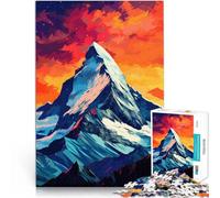puzzle 1000 pezzi per adulti Melodie di montagna Edizione Pop Art Gioco pratico Ogni pezzo è unico - Gioco divertente e stimolante per tutta la famiglia 70x100cm