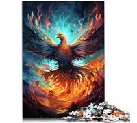 Puzzle 1000 pezzi per adulti misterioso fantasia fenice giochi educativi a casa giocattoli fai da te migliorare la memoria 19,7 "x 29,5"