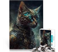 puzzle 1000 pezzi per adulti Mitologia del gatto del Bengala Giocattolo educativo per l'apprendimento con poster abbinato e foglio di quiz 70x100cm