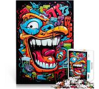 puzzle 1000 pezzi per adulti Moderna arte murale dei graffiti giocattoli educativi per l'apprendimento Migliorare l'amore tra le coppie 75x50cm