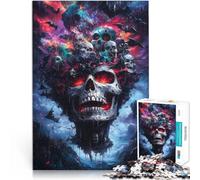 puzzle 1000 pezzi per adulti Monarca scheletro per il giocattolo di sfida del gioco educativo Regalo di compleanno, regali, arte murale 52x38cm