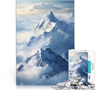 puzzle 1000 pezzi per adulti Montagne in inverno Giocattoli educativi per l'apprendimento Giochi per famiglie Regalo di compleanno 75x50cm