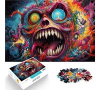 Puzzle 1000 pezzi per adulti Mostro dell'inferno colorato gioco educativo giocattolo di sfida 26x38cm sollievo dello stress soggiorno uccidere il tempo