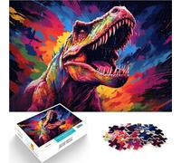 Puzzle 1000 pezzi per adulti mutato Tyrannosaurus Rex gioco pratico analisi e logica per adolescenti dai 14 anni 26 x 38 cm