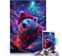 puzzle 1000 pezzi per adulti Natale dell'orso polare per il giocattolo di sfida del gioco educativo perché è ideale come regalo per tutta la famiglia 70x100cm