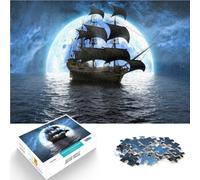 puzzle 1000 pezzi per adulti Nave pirata affondata~ per il giocattolo di sfida del gioco educativo Adatto per la decorazione del desktop 38x26cm