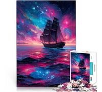 puzzle 1000 pezzi per adulti Navigando nel cosmo Antistress Vacanza in patria Uccidere il tempo Regalo di compleanno, regali, arte murale 38x26cm