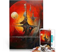 puzzle 1000 pezzi per adulti Navigando nel vuoto Difficile da completare ma divertente e umoristico Adatto per la decorazione del desktop 75x50cm