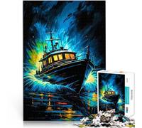 puzzle 1000 pezzi per adulti Navigando sotto la pioggia Difficile da completare ma divertente e umoristico regali per amici e familiari 52x38cm