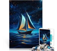 puzzle 1000 pezzi per adulti Navigando sotto le stelle Difficile da completare ma divertente e umoristico Compleanno e regali unici 52x38cm