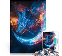 puzzle 1000 pezzi per adulti Nebulosa Cyber Wolf Moon Antistress Vacanza in patria Uccidere il tempo Gioco educativo per compleanno e Natale 75x50cm