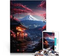 puzzle 1000 pezzi per adulti Negozio classico Monte Fuji Difficile da completare ma divertente e umoristico Ottimo regalo per i giochi 38x26cm