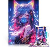 puzzle 1000 pezzi per adulti Neon Foxy Giocattoli che creano dipendenza e sfidano l'intelligenza del cervello Migliorare la memoria 75x50cm