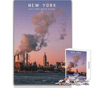 Puzzle 1000 pezzi per adulti New York Bellissimo design Gioco educativo Apprendimento Giocattoli antistress Dimensioni 50x75cm