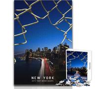 Puzzle 1000 pezzi per adulti New York Giochi educativi Sfida difficile Giocattoli antistress Dimensioni 50x75cm