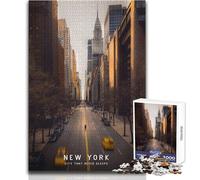 Puzzle 1000 pezzi per adulti New York Giochi educativi Sfida difficile Giocattoli antistress Dimensioni 50x75cm
