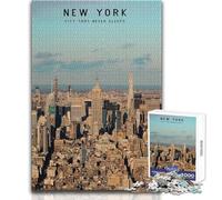 Puzzle 1000 pezzi per adulti New York Giochi educativi Sfida difficile Giocattoli antistress Dimensioni 38x26cm
