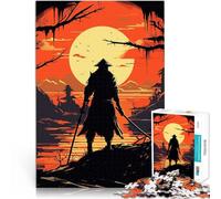 puzzle 1000 pezzi per adulti ninja sui tramonti per il giocattolo di sfida del gioco educativo Collezione di artisti, Belle arti 38x26cm