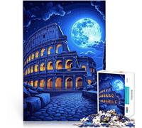 puzzle 1000 pezzi per adulti Notte al Colosseo Antistress Vacanza in patria Uccidere il tempo Gioco educativo per compleanno e Natale 75x50cm