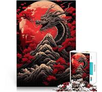 puzzle 1000 pezzi per adulti Notte del drago giapponese per il giocattolo di sfida del gioco educativo Interazione genitore-figlio 50x70cm