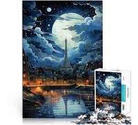 puzzle 1000 pezzi per adulti notte meravigliosa Difficile da completare ma divertente e umoristico perché è ideale come regalo per tutta la famiglia 75x50cm