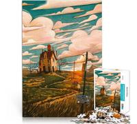 puzzle 1000 pezzi per adulti Nuvole in corsa Aiuta il cervello ad allenare i giocattoli che creano dipendenza per coltivare la pazienza Opera d'arte 50x70cm