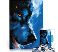 puzzle 1000 pezzi per adulti Occhio del lupo Giocattoli che creano dipendenza e sfidano l'intelligenza del cervello Buon regalo 38x26cm