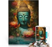 puzzle 1000 pezzi per adulti Opera d'arte di Siddhartha Gautama Gioco educativo per famiglie con poster abbinato e foglio di quiz 70x100cm
