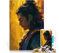 puzzle 1000 pezzi per adulti Pace interiore Shiva Difficile da completare ma divertente e umoristico Lista dei desideri con Babbo Natale 52x38cm
