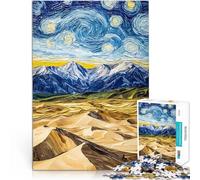 puzzle 1000 pezzi per adulti Paesaggi e simboli di bellezza attraverso gli Stati Uniti 6 Gioco a quiz Lista dei desideri con Babbo Natale 75x50cm