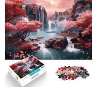 puzzle 1000 pezzi per adulti Paesaggi giapponesi d'epoca Giocattolo educativo per l'apprendimento Lista dei desideri con Babbo Natale 75x50cm